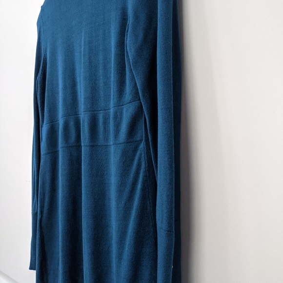 White House Black Market Knit Cardigan - Turquoise Blue - Sz. S - Picture 8 of 12